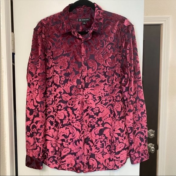 INC International Concepts Other - INC men’s Dion velvet shirt (M) - Only worn once